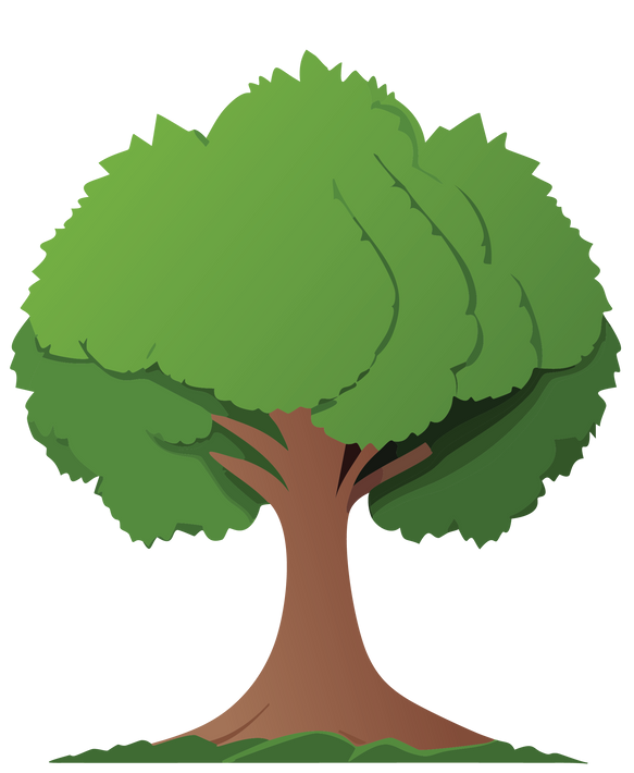 Arbre en relief stylisé