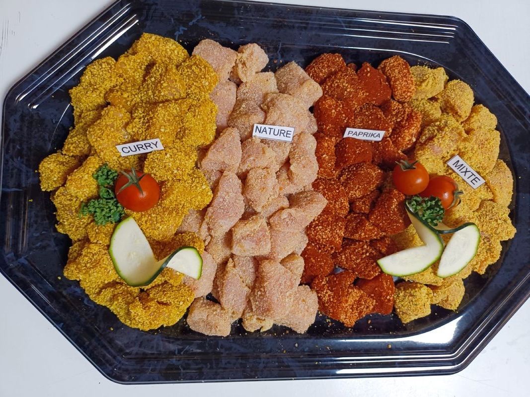 plateau de viandes pour marinades