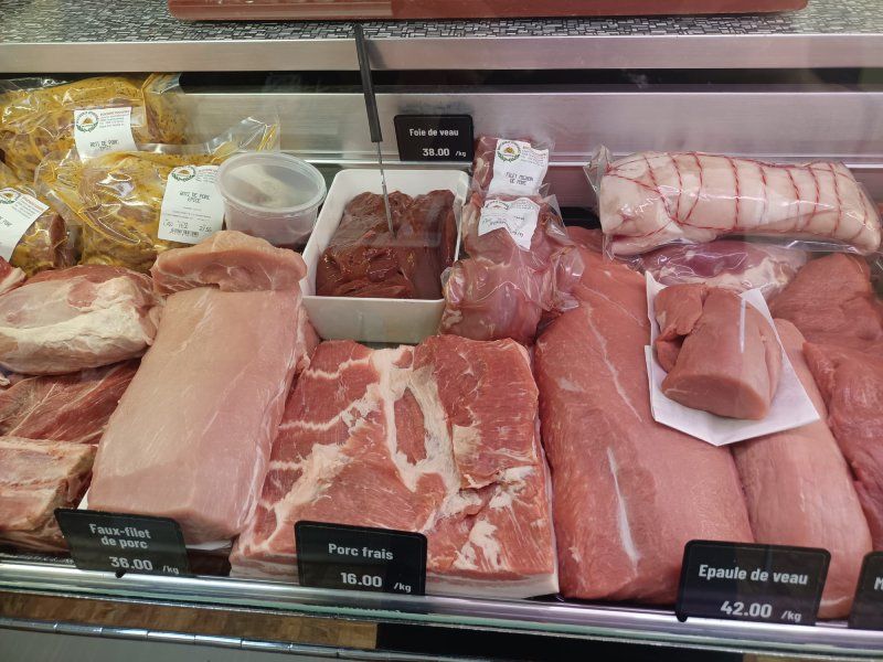 viandes fraîches