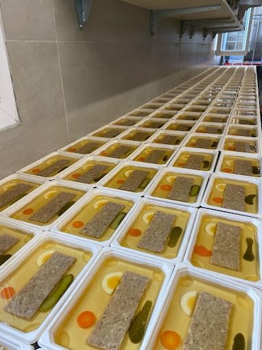 préparation de plats