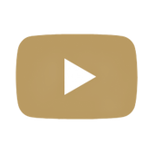 Botón dorado de reproducción de YouTube.