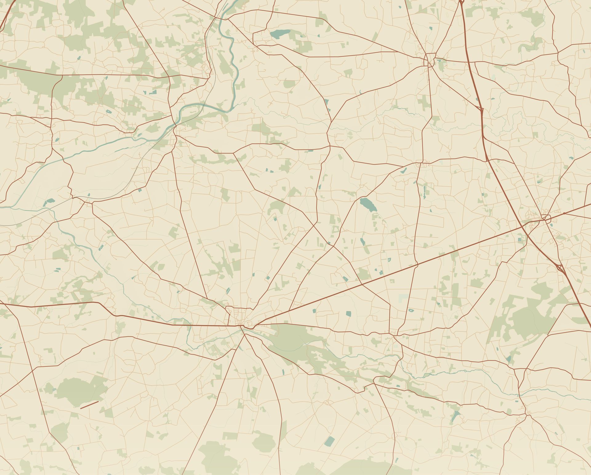 La carte géographique de Guémené-Penfao.