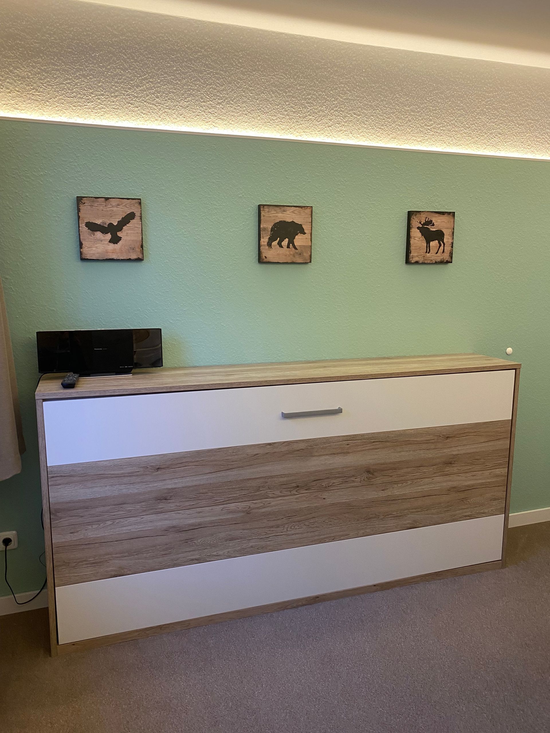 2.Schlafzimmer mit Klappbett für den 5. Gast
Ferienwohnung Selina