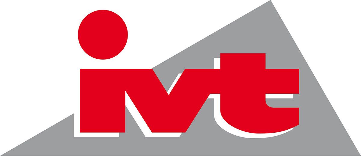 Ein rot-weißes Logo für ein Unternehmen namens int.