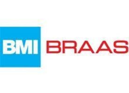 Ein blau-rotes Logo für BMI-BHs