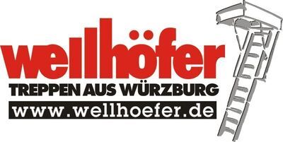 Ein rot-schwarzes Logo für Wellhofer Trappe aus Würzburg