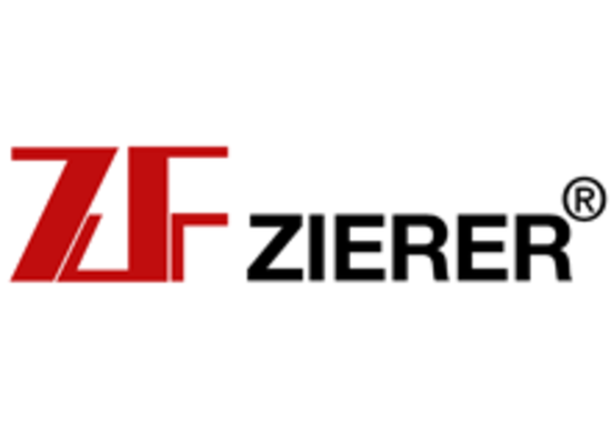 Ein rot-schwarzes Logo für ZF Zierer