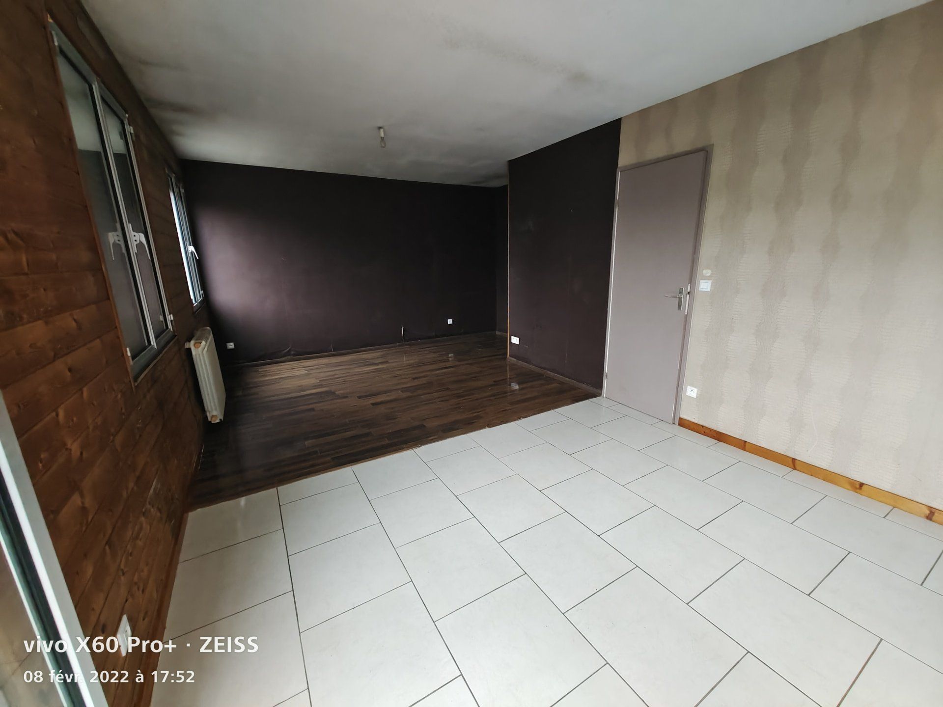 Débarras chambre et carrelage nettoyées