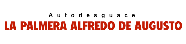 The logo for autodesguace la palmera alfredo de augusto