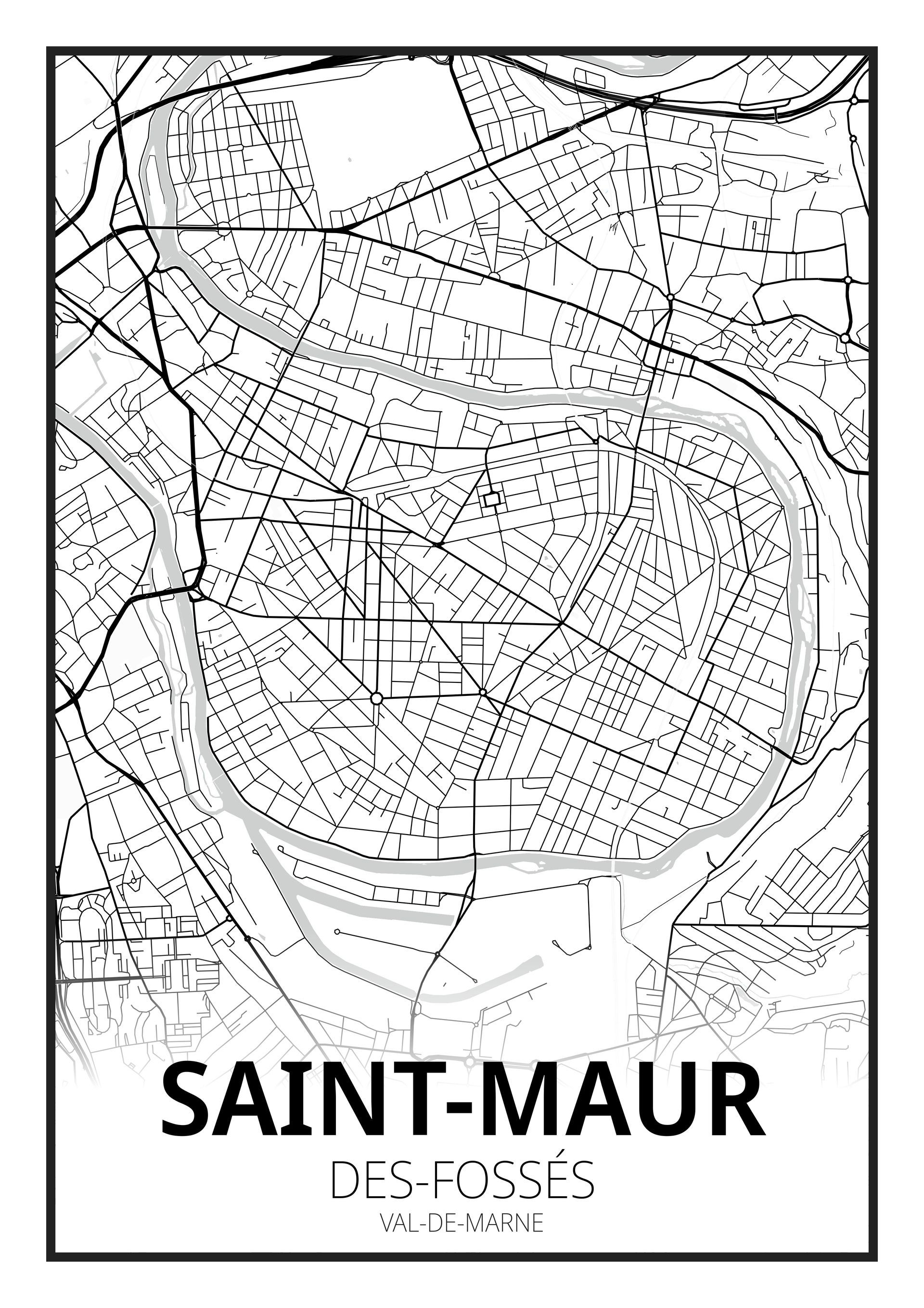 Carte de Saint-Maur-des-Fossés