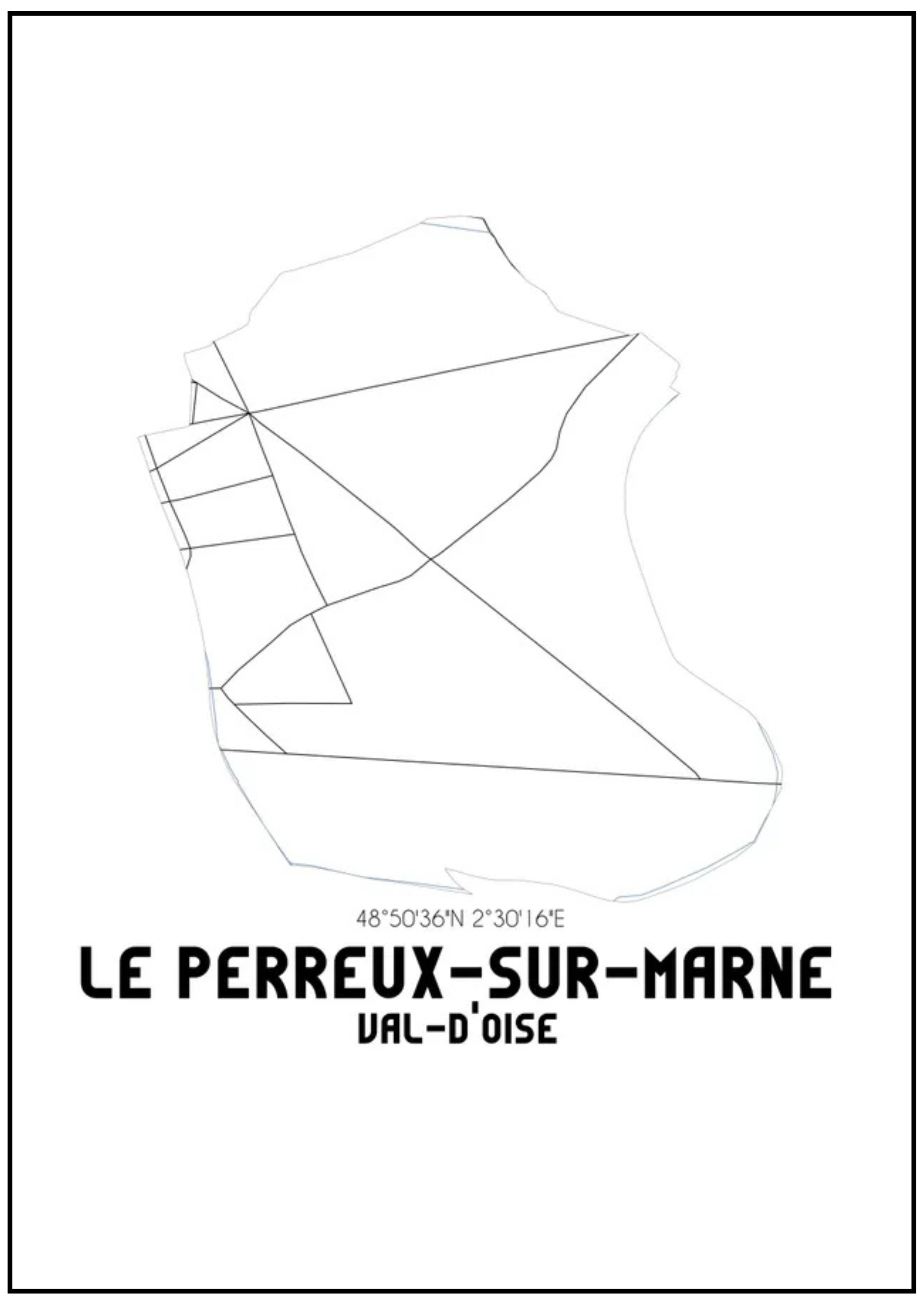 Carte duPerreux-sur-Marne