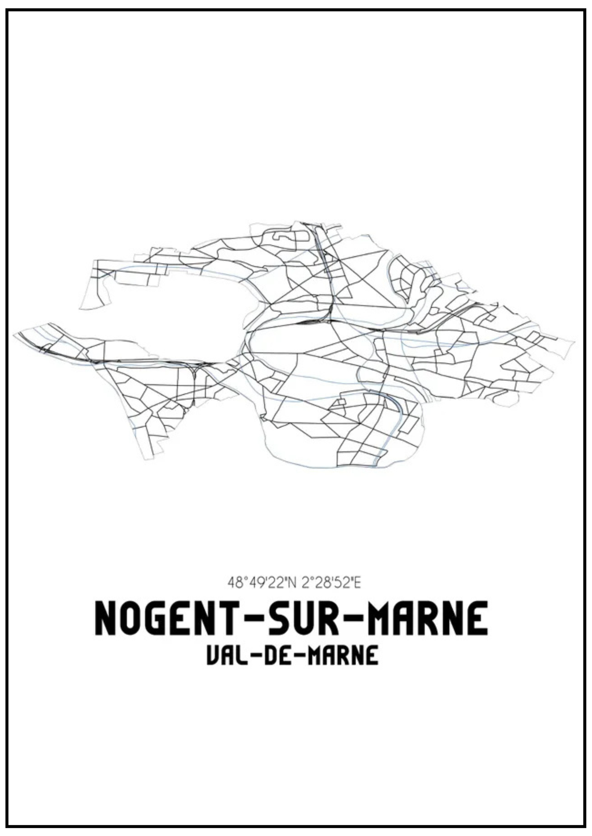 Carte de Nogent-sur-Marne
