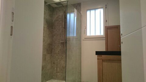 Création de douche à  l'italienne