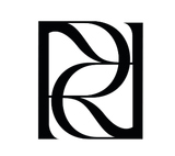 Un logo noir et blanc avec la lettre r sur fond blanc.