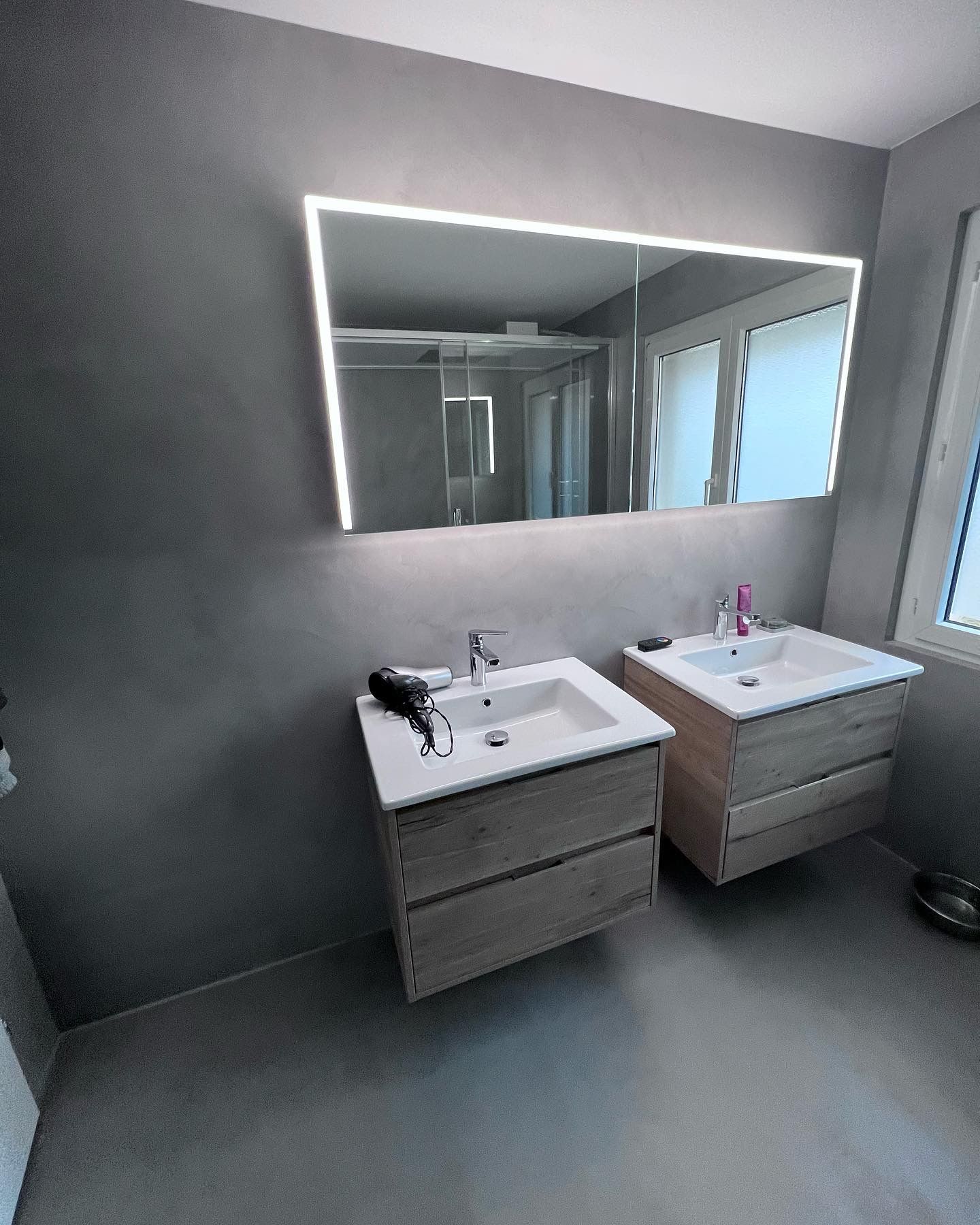 Bad, Naturofloor, Wanddesign, Wandgestaltung