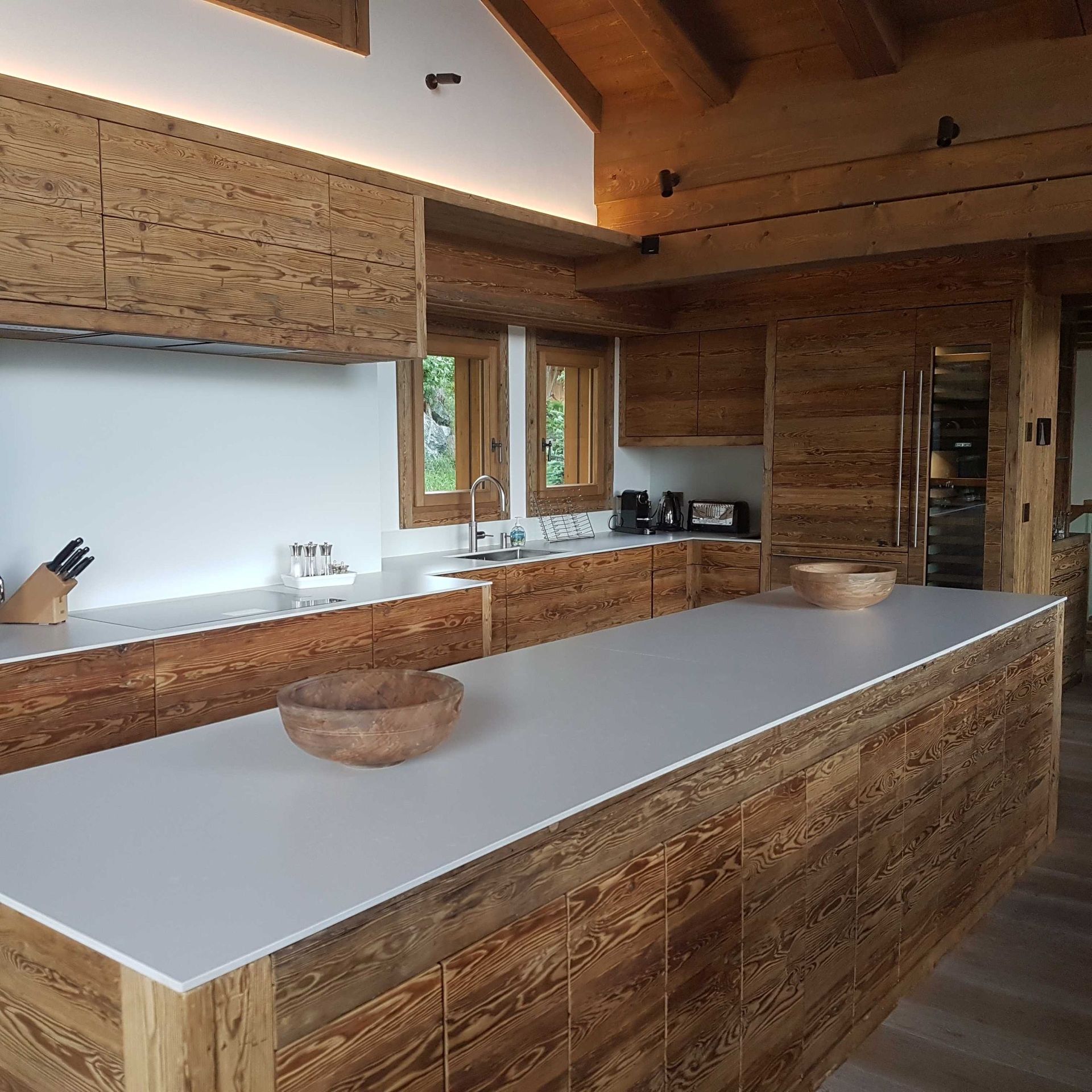 Menuiserie agencement cuisine- Corthay Bois à Verbier