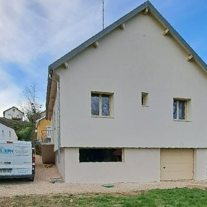 Façade d'une maison après ravalement de façades