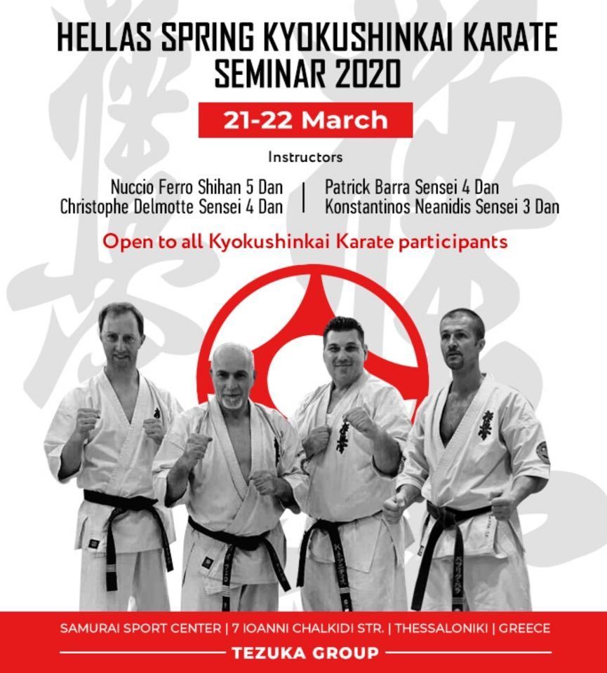 Hellas Kyokushin Tezuka Kai Spring Seminar 2020