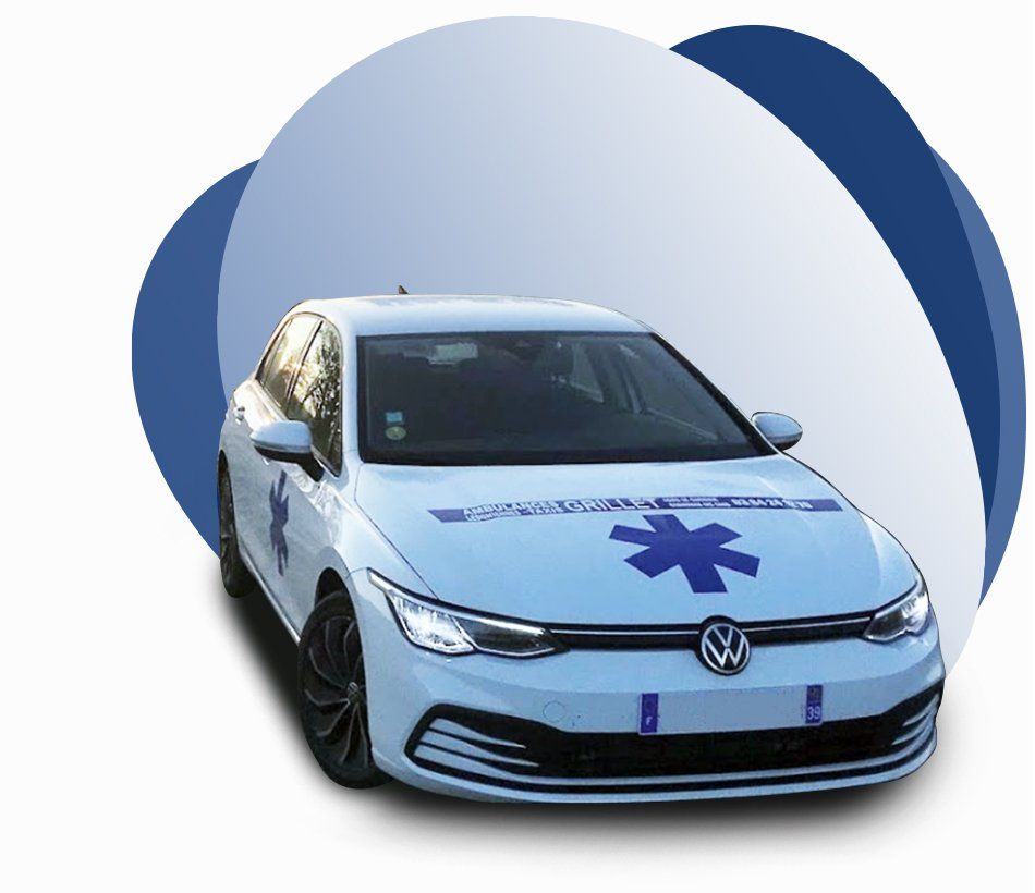 Transport sanitaire en véhicule sanitaire léger de la société Ambulances Lédonniennes - Taxi Grillet