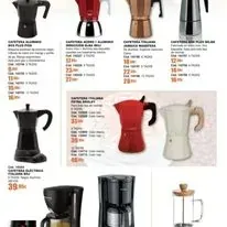 Hay muchos tipos diferentes de cafeteras y cafeteras.