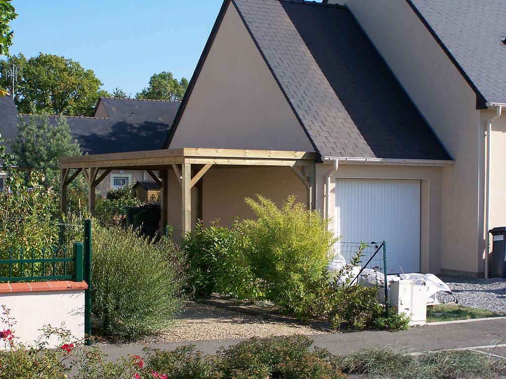 Création carport bois 
