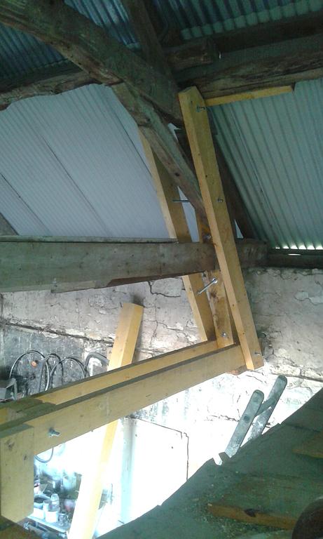 Renforcement ancienne charpente 03