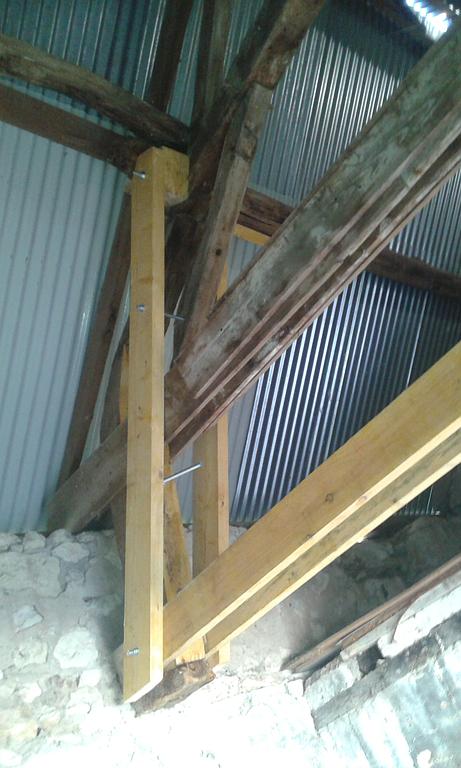 Renforcement ancienne charpente 02
