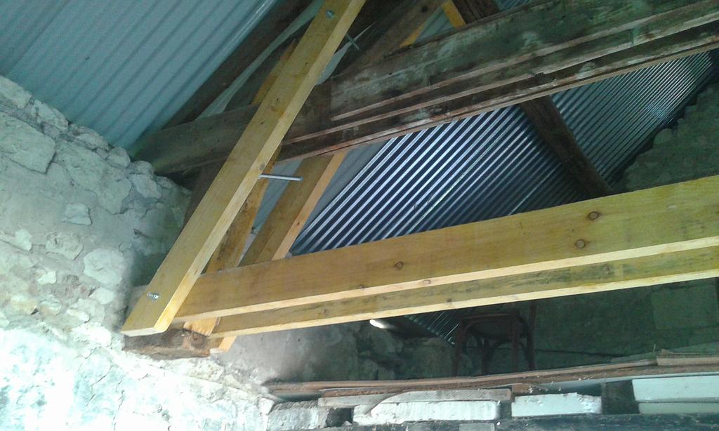 Renforcement ancienne charpente 01 