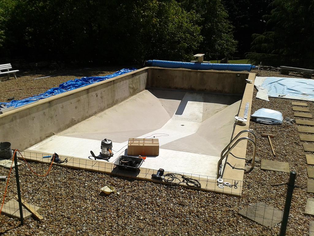 changement de liner d'une piscine 01