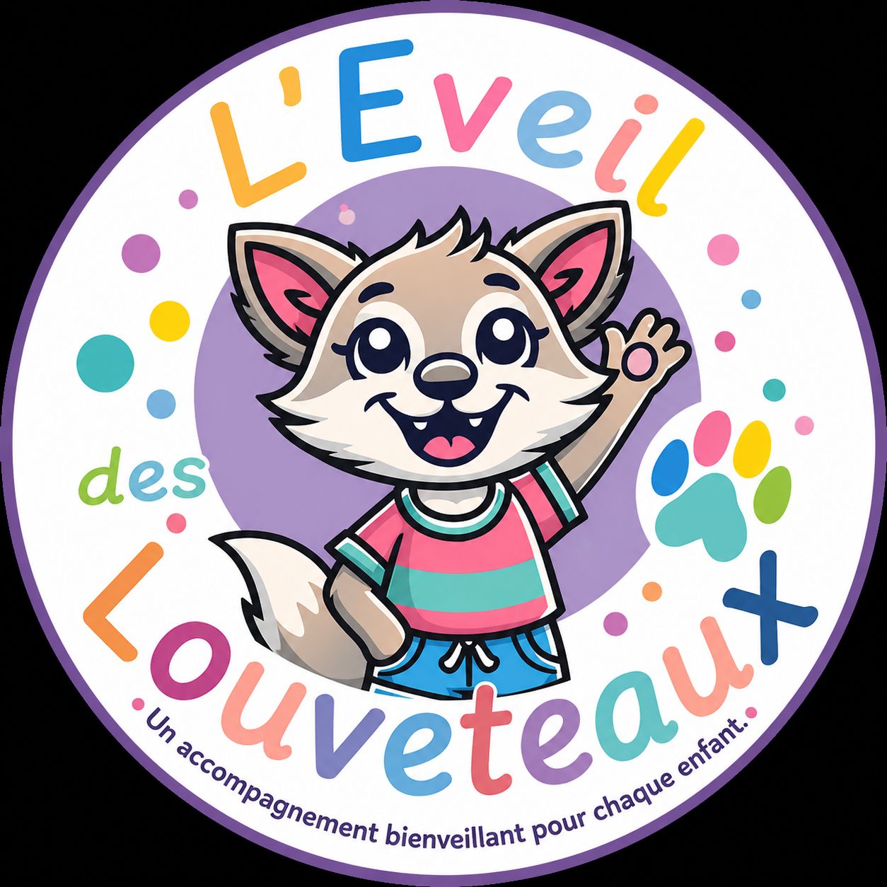 Logo L'&eacute;veil des louveteaux