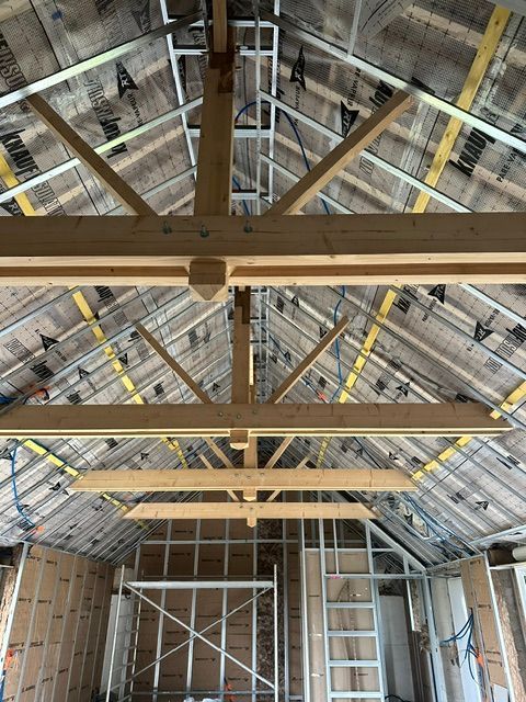 Travaux d'isolation des rampants sous-toiture