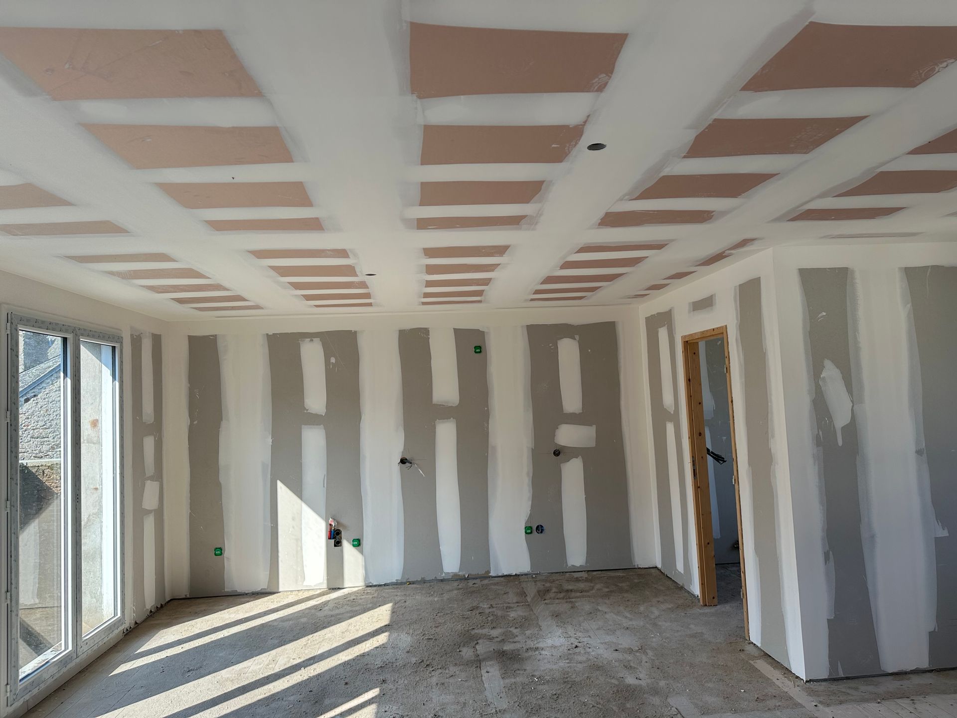 Travaux de plâtrerie