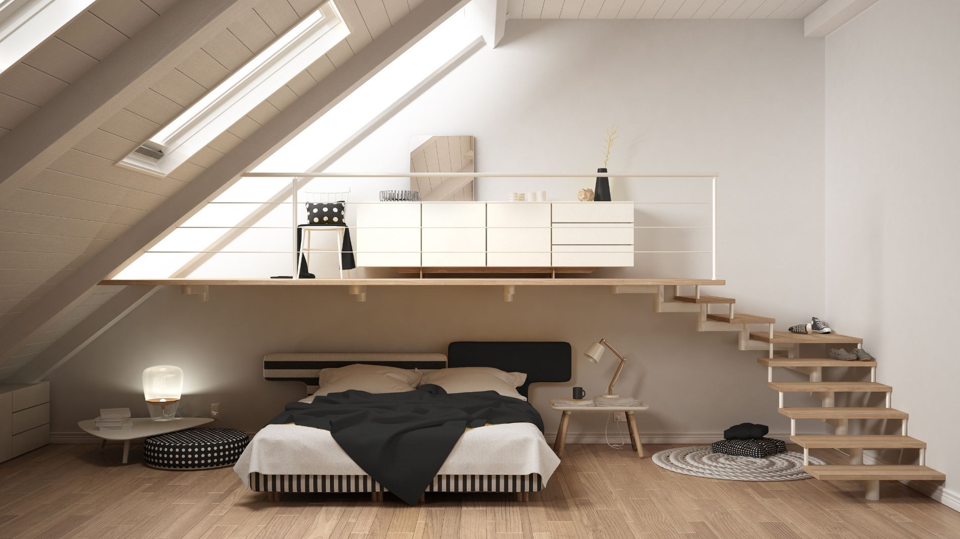 Foto modernes Schlafzimmer