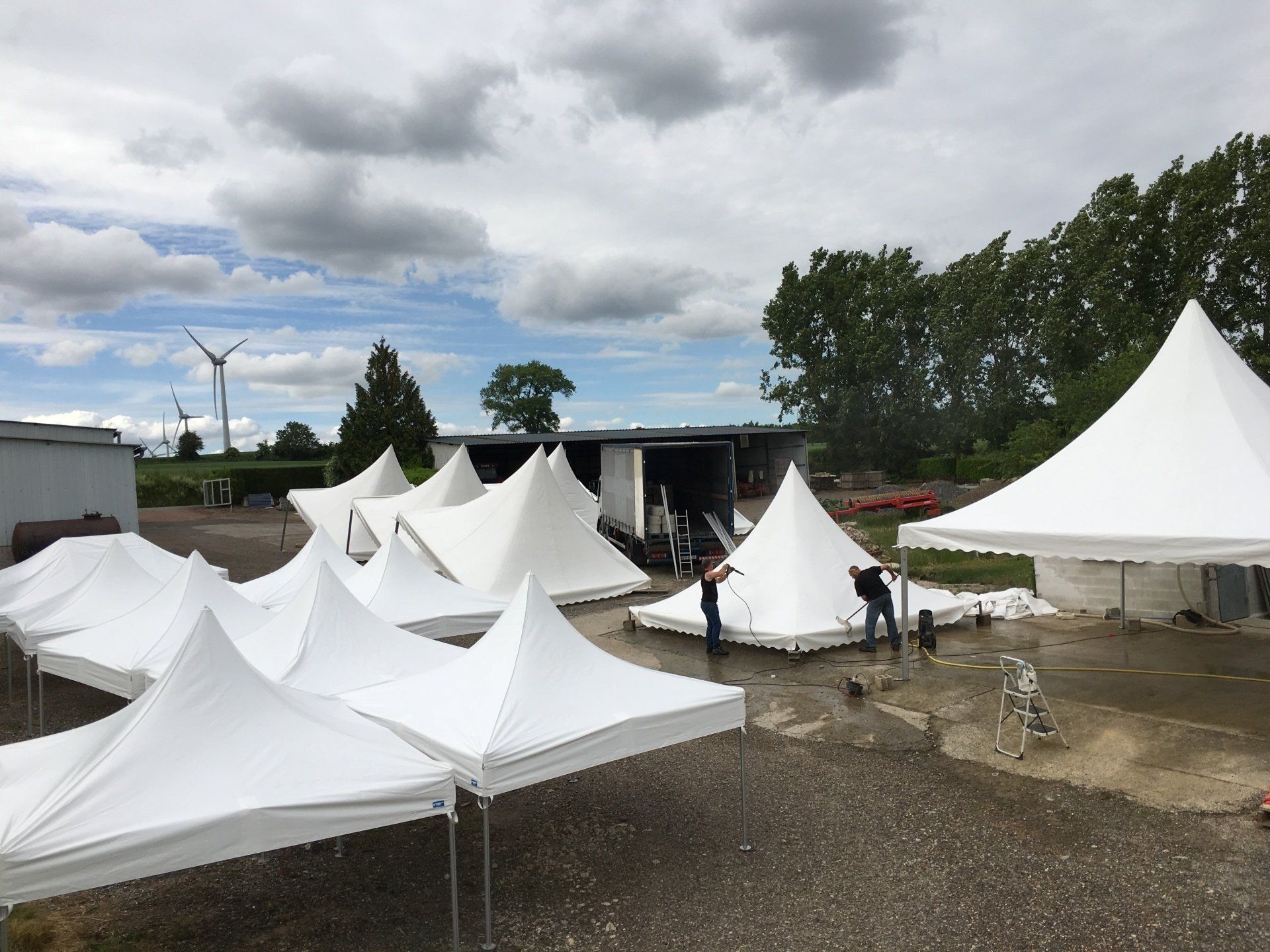 Lavage de structures après utilisation