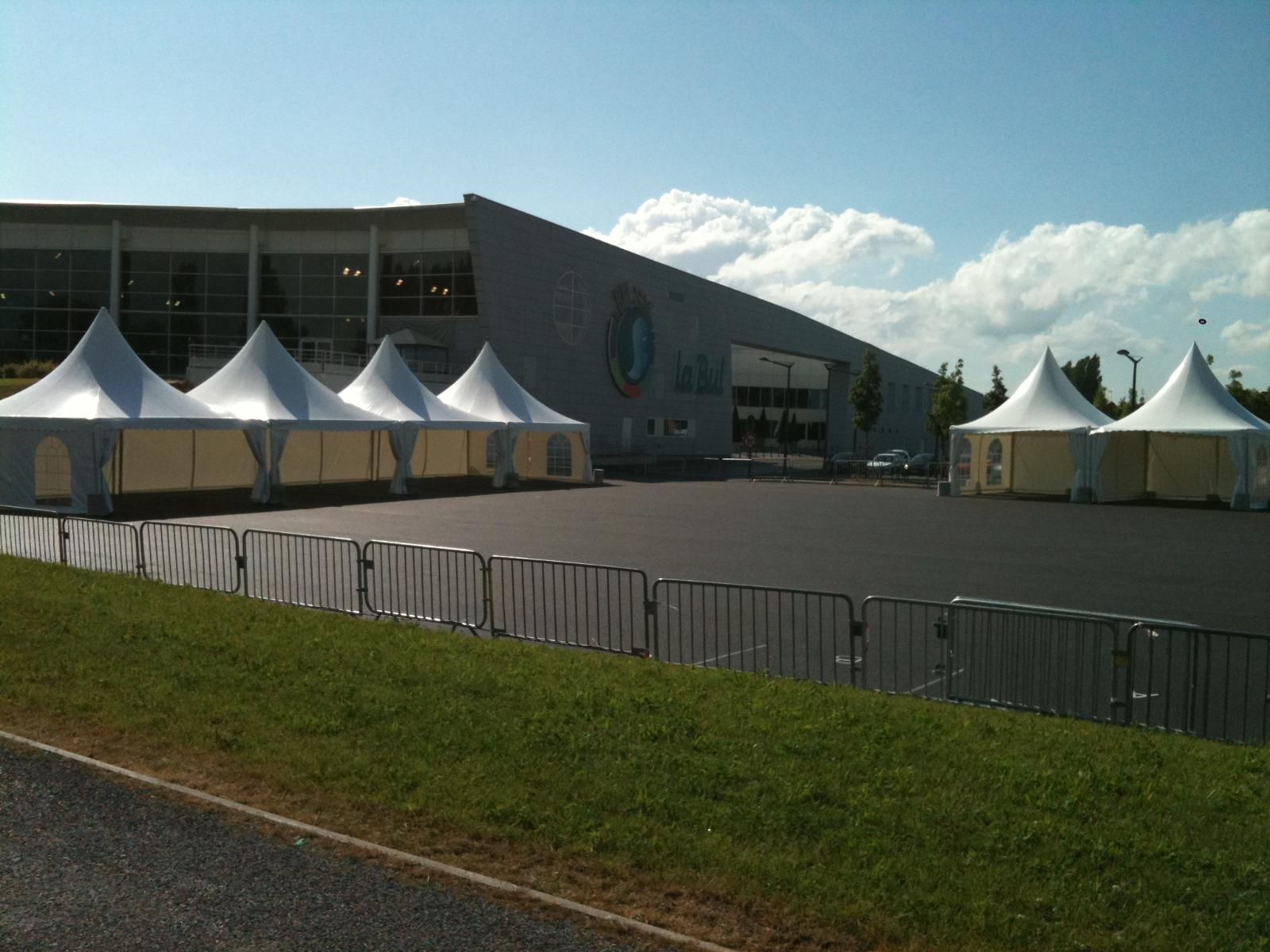 Pagodes 6m x 6m et Pagodes 5m x 5m