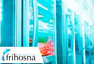 Una imagen de un refrigerador con la palabra frihosna en él