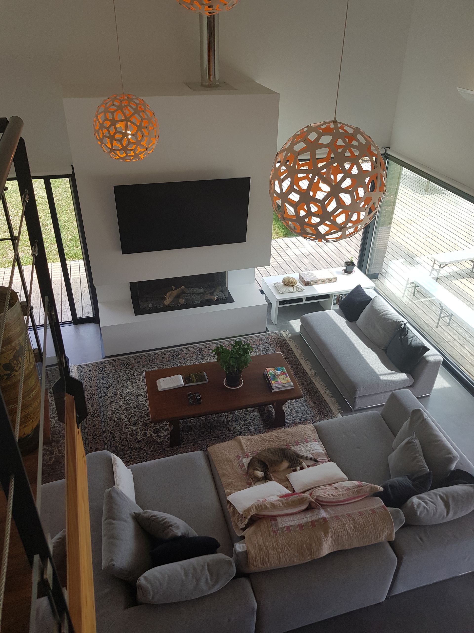 Séjour de la maison d'habitation