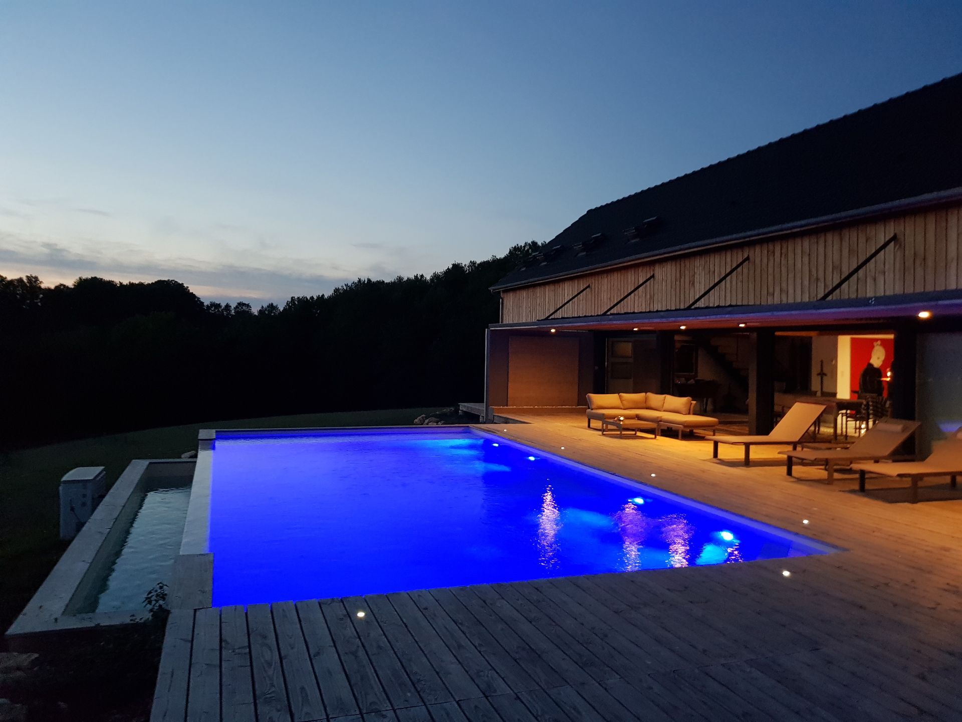 Construction d'une maison avec piscine