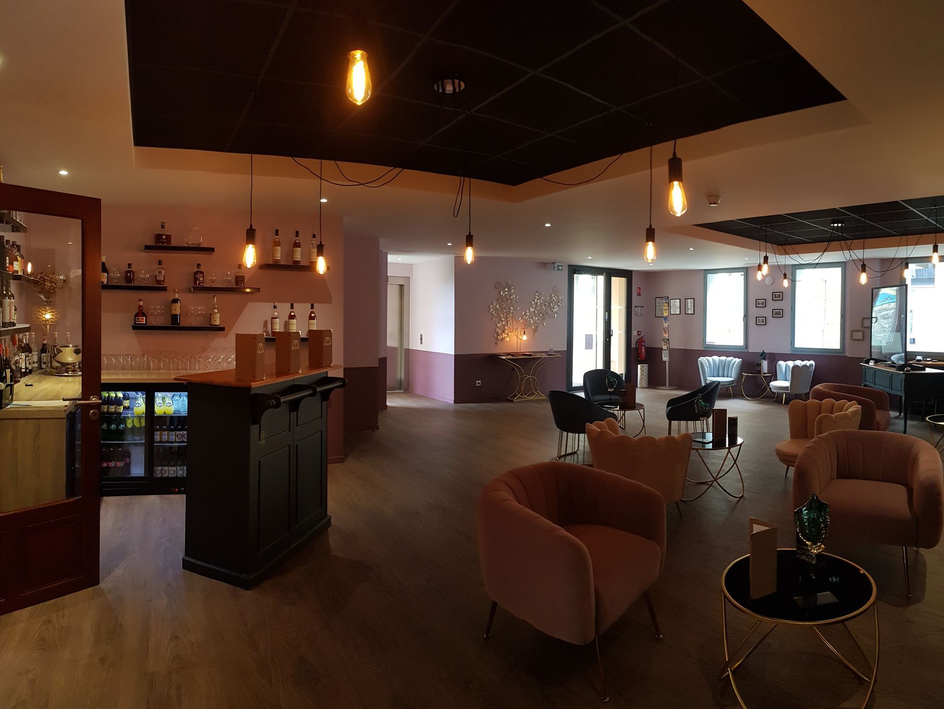 Décoration de l'espace bar