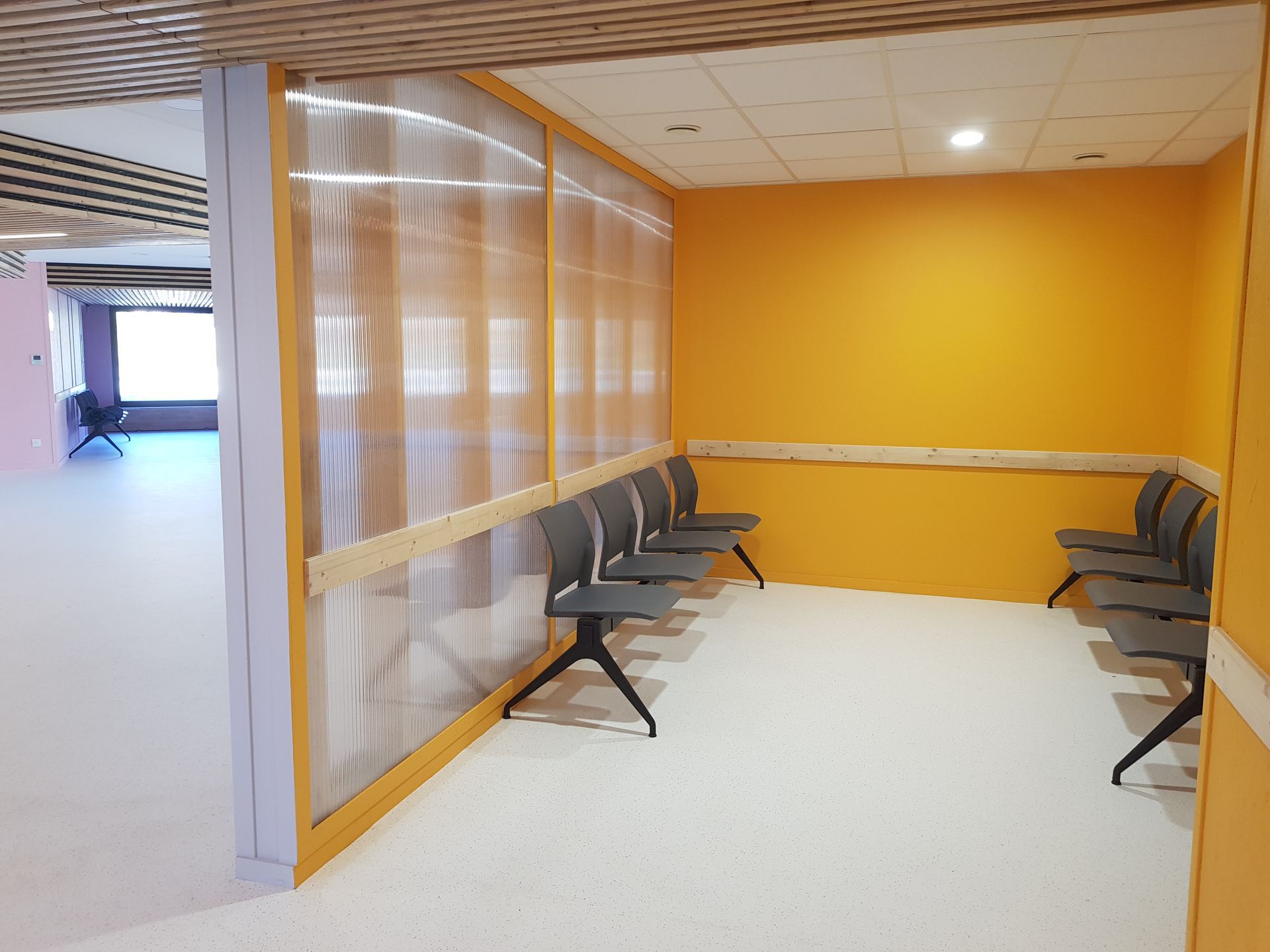 Salle d'attente pour les patients