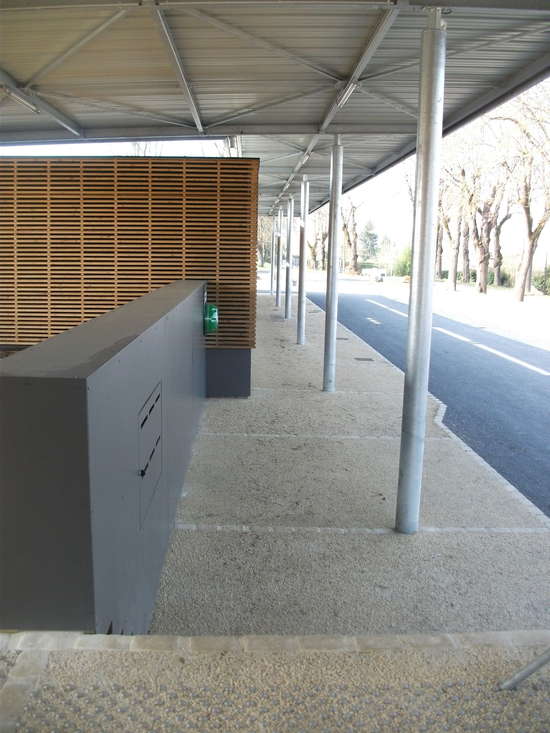 Espace extérieur de la maison médicale de Siorac