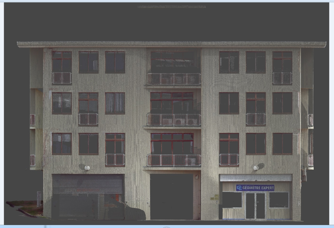 Orthophotographie de façade