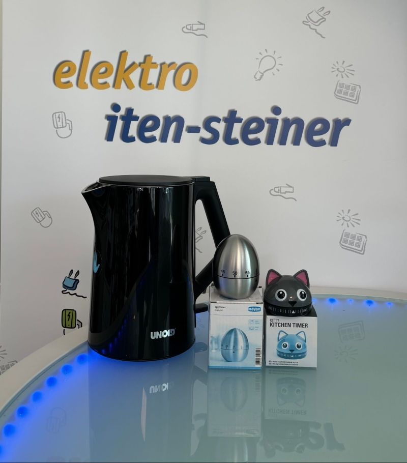 Elektro Iten-Steiner Wasserkocher, Eieruhr