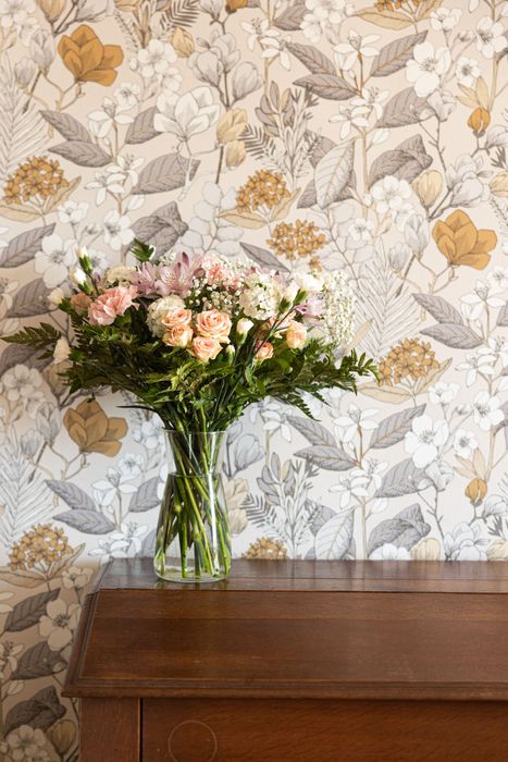 Motif floral décoratif