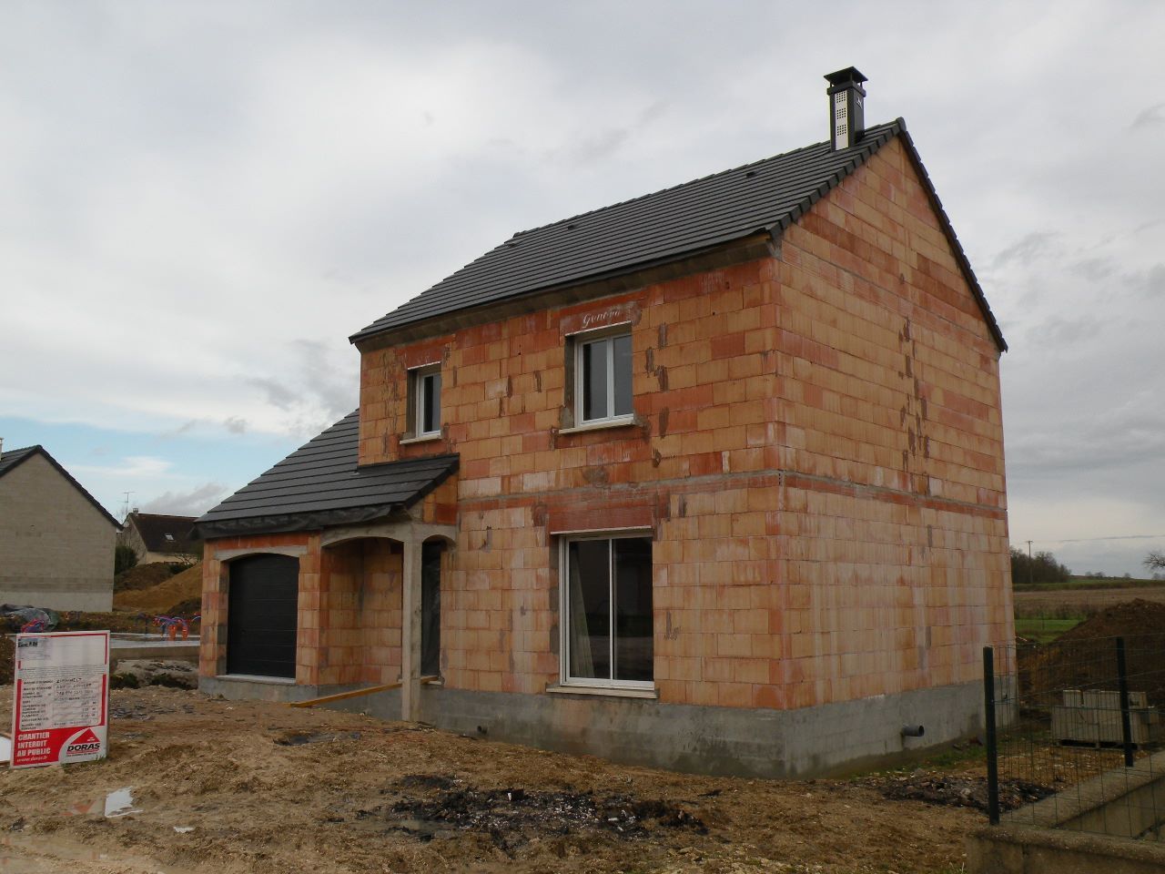 Construction en cours d'une maison  - Art & Concept à Joigny