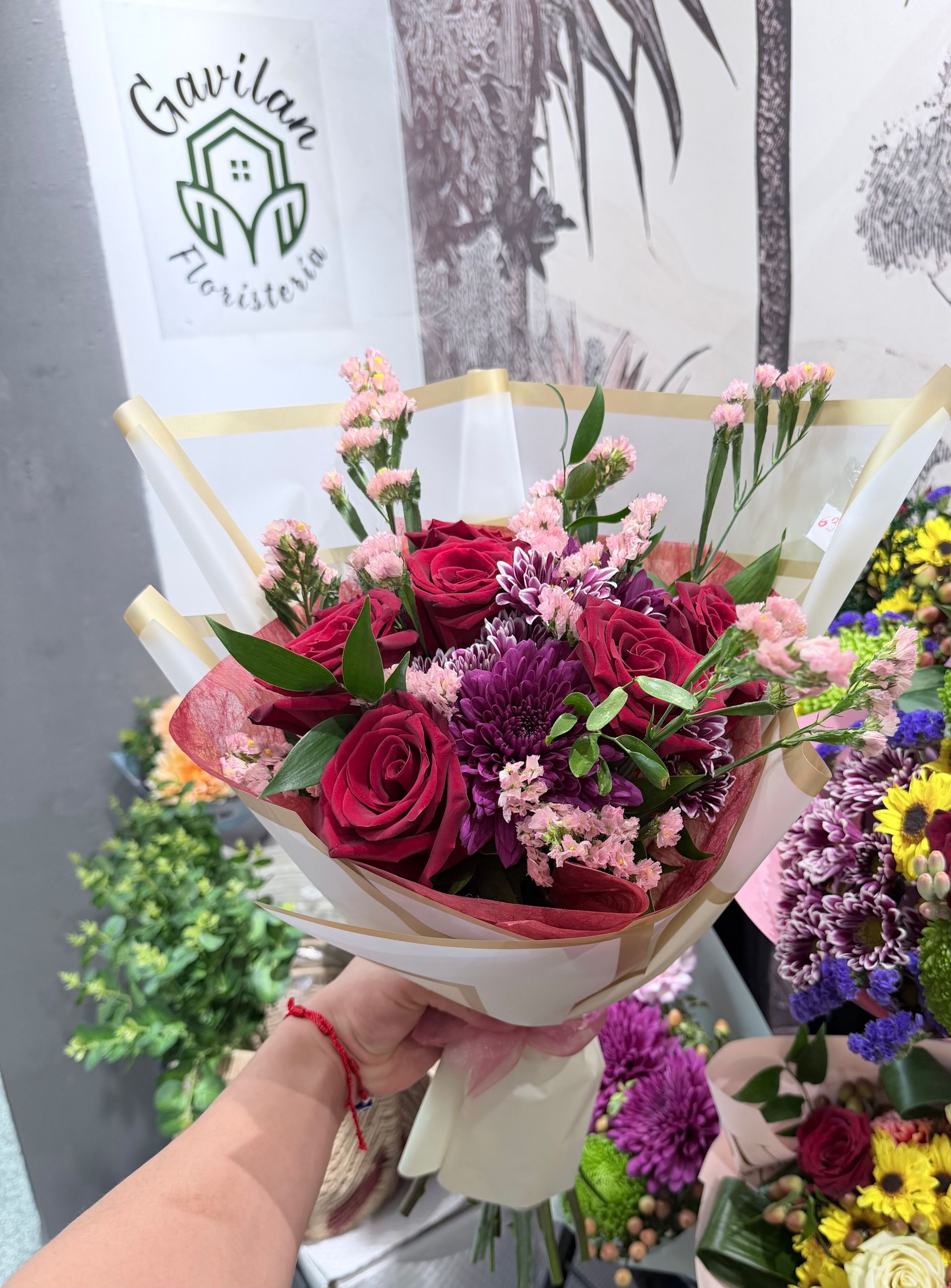 ramo flores personalizado Príncipe Pío