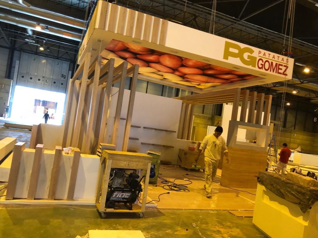 Construcción de un stand de 