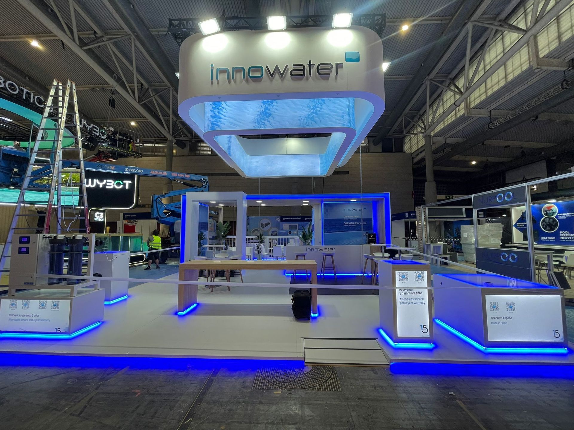 Un stand de feria para