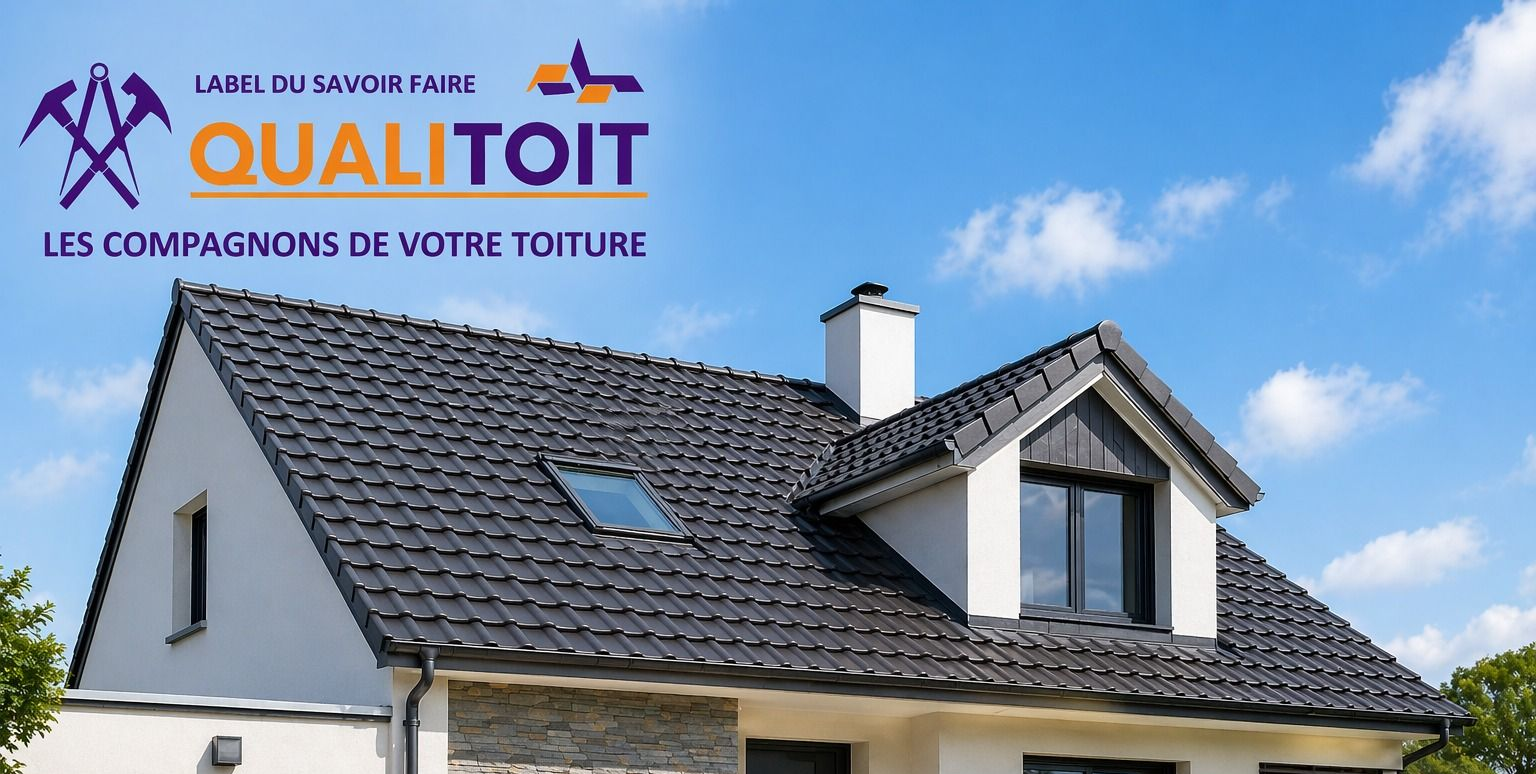 Une maison et le label Qualitoit.