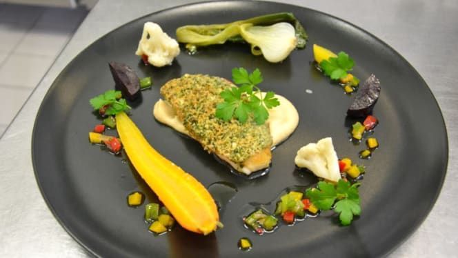 Création gastronomique à base de poisson